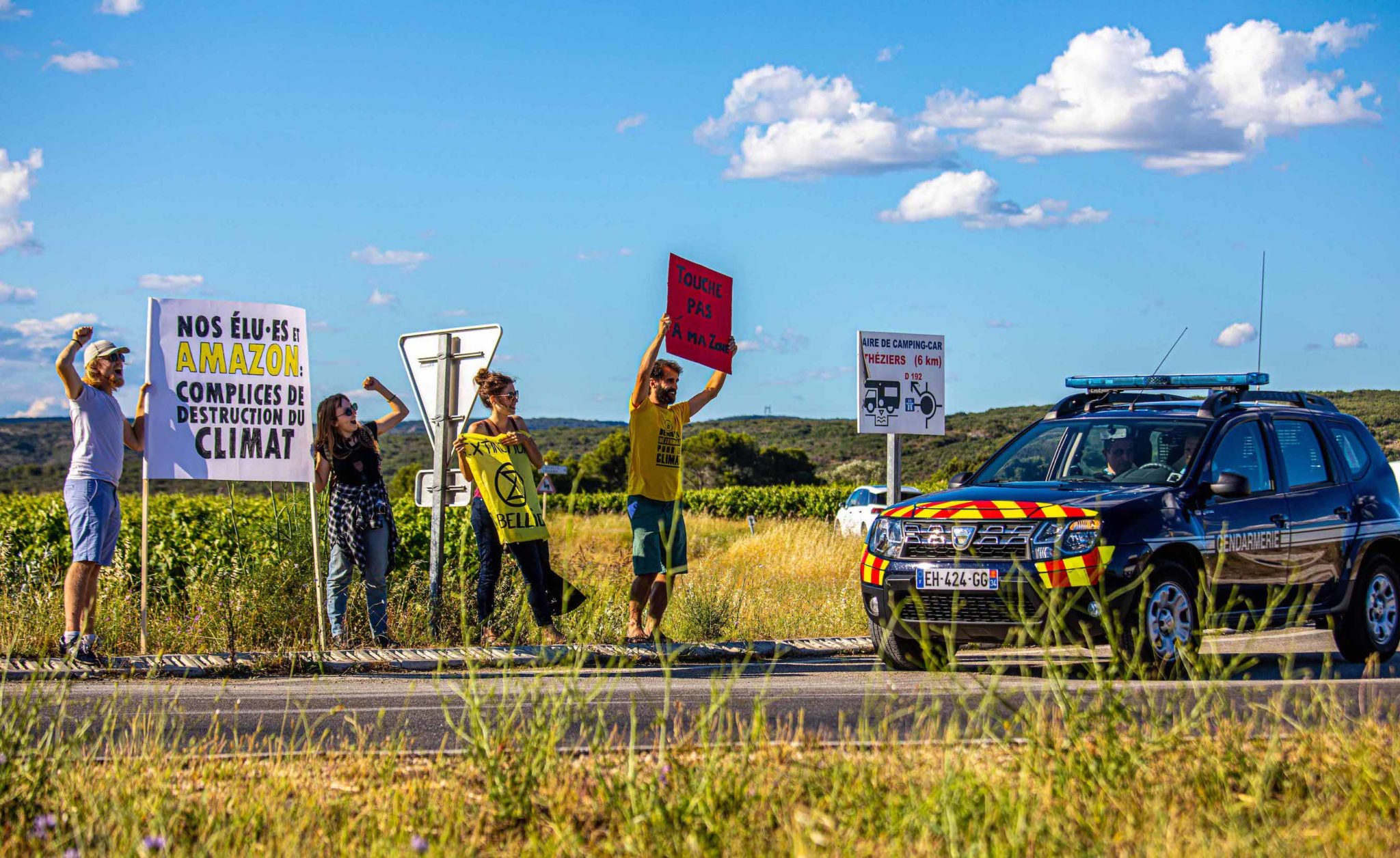 Action ANV-COP21 Montpellier le 17 juin