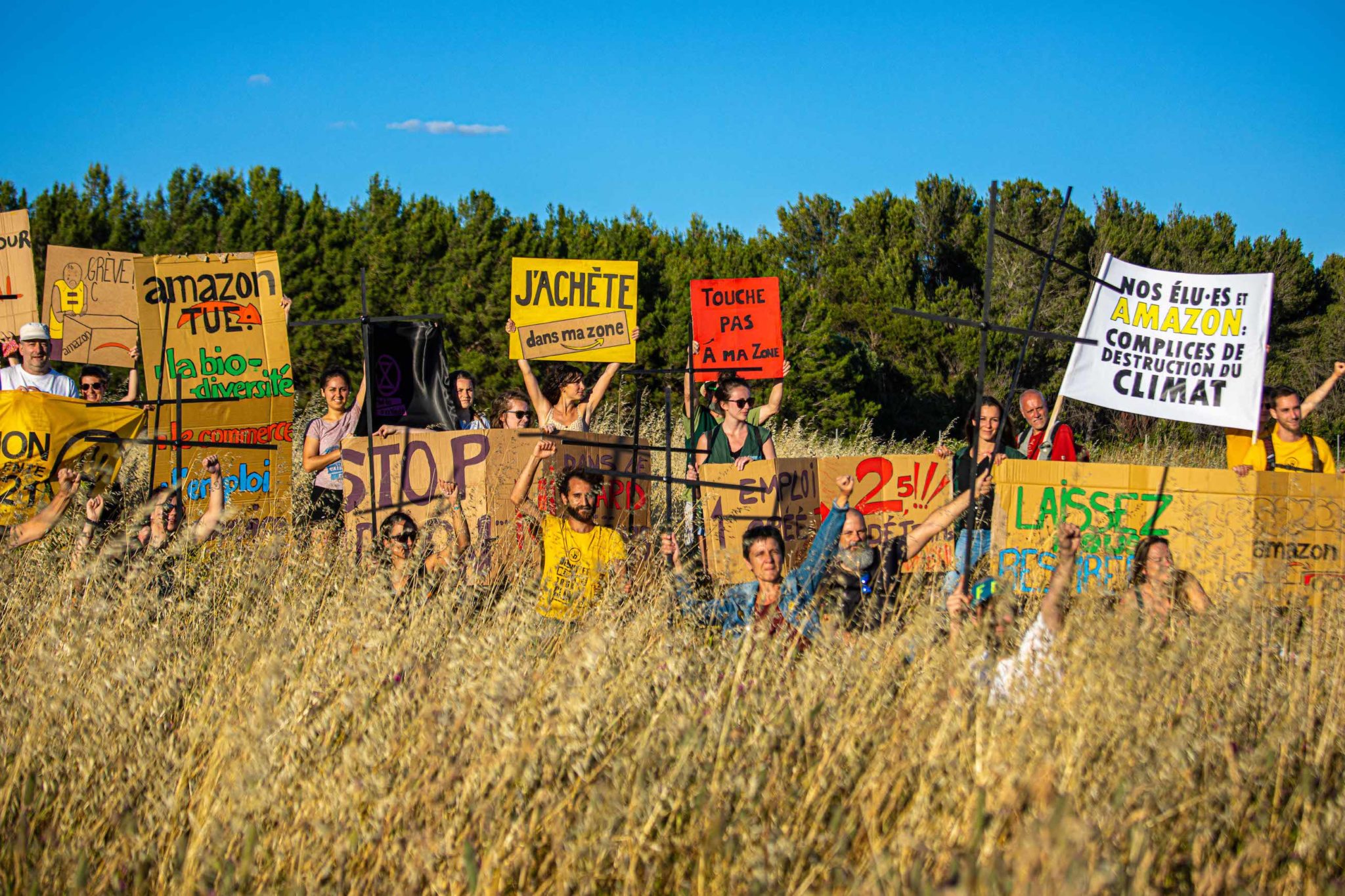 Action ANV-COP21 Montpellier le 17 juin