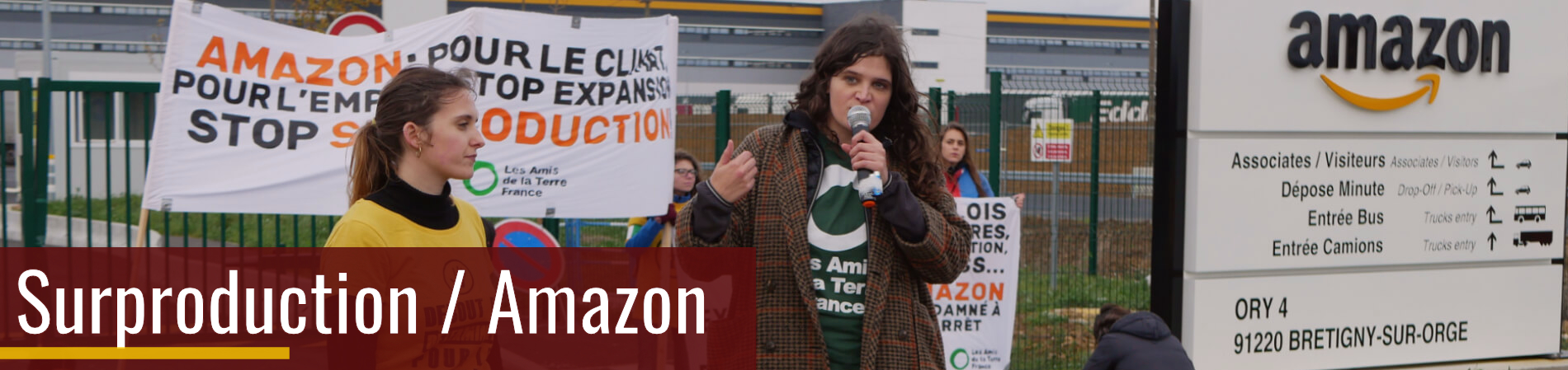 Action Amazon à Paris / Crédit photo : Iza park