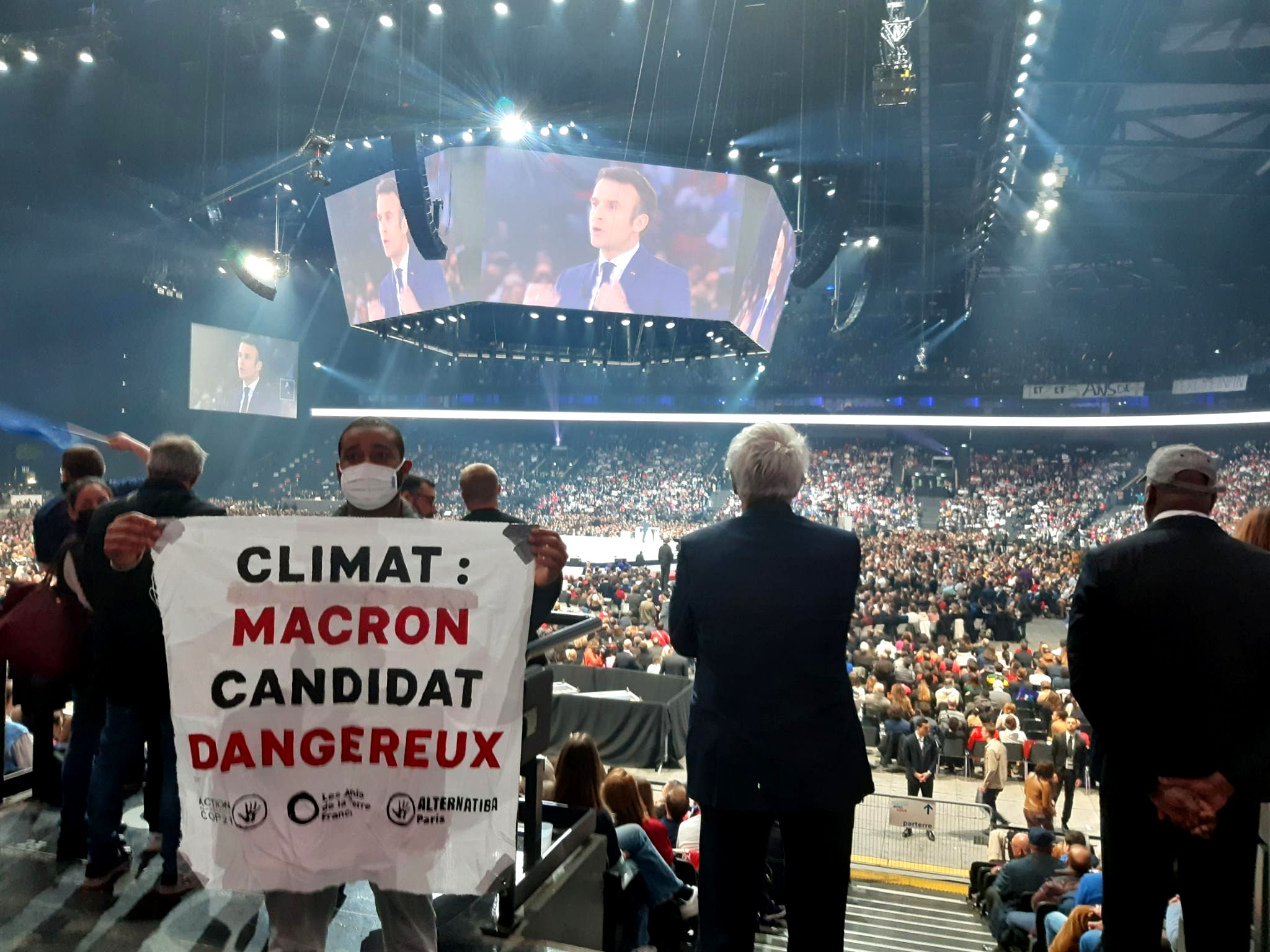 Climat : Macron candidat dangereux – photo Quentin Marchand
