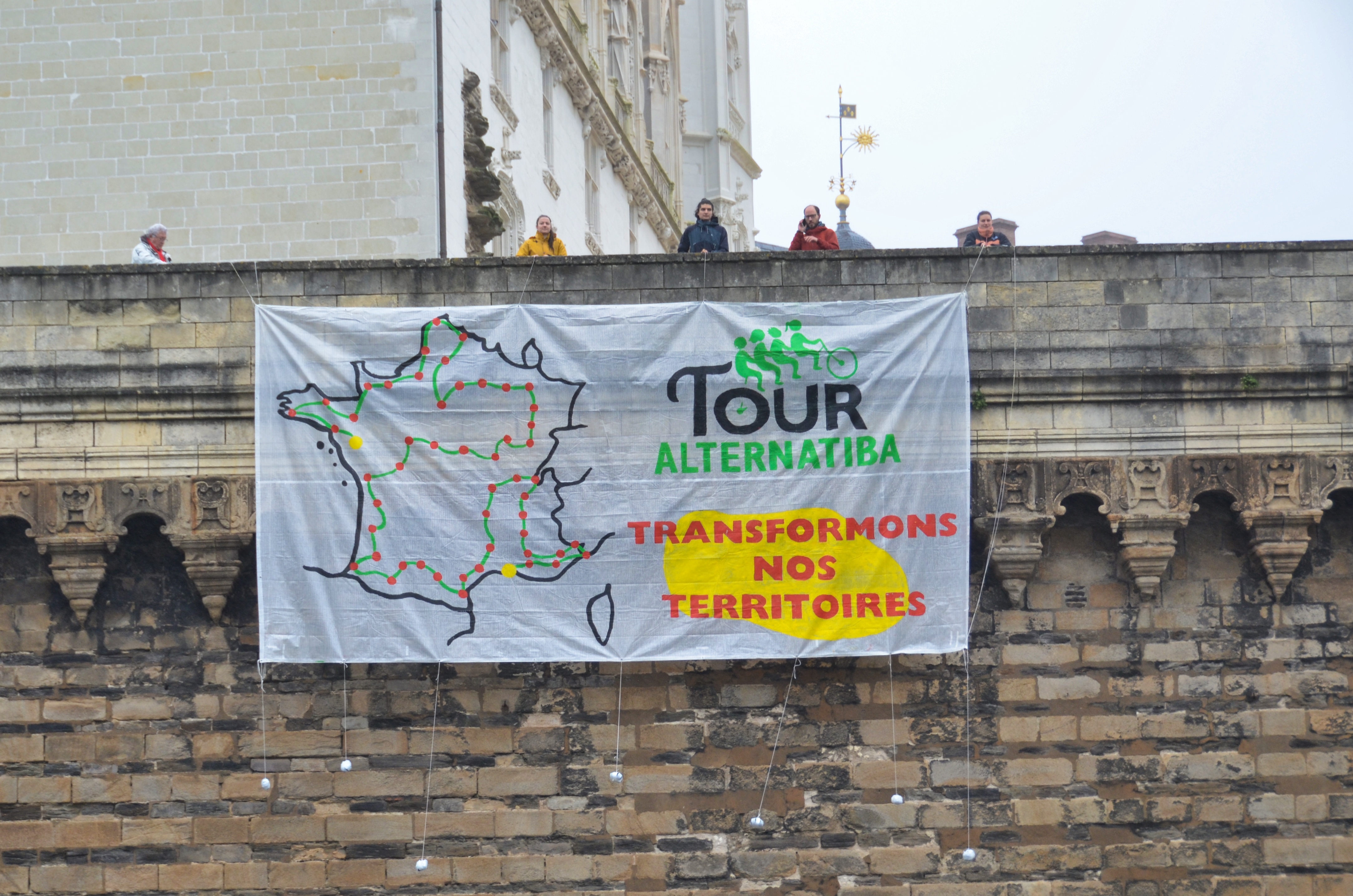 Le parcours du Tour Alternatiba enfin dévoilé à Nantes ! : Image à la une